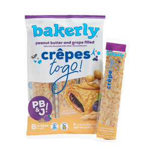 PB&J crêpes to-go!