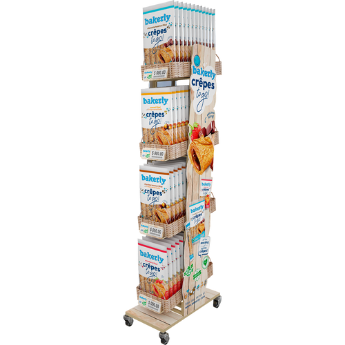 crêpes wicker baskets rack