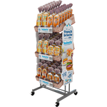 wicker basket rack